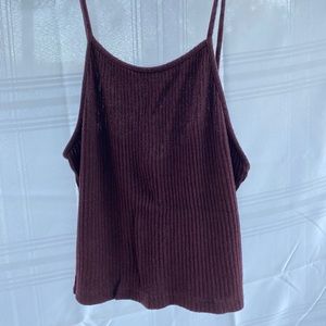 Brandy Melville burgundy camisol